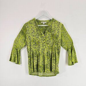 Bright green Studio Works Pullover blouse Petite Small